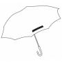 Automatic stick umbrella DOUBLY, black, orange