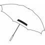 Windproof umbrella TORNADO, black