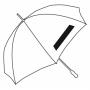 Automatic wind proof umbrella PASSAT, navy blue