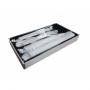 Fruit cutlery set FRUITY, silver