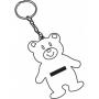 Reflective teddy key ring TEDDY, blue