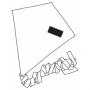 Promotional kite LOOPING, white