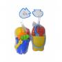 Sand bucket set BEACHLIFE, coloured