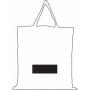 Cotton bag PURE with short handles, white