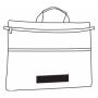 Document bag FILE, black, purple