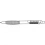 Aluminium ballpoint pen TOUCH METAL, black