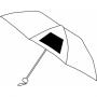 Pocket umbrella SUNDANCE, light blue