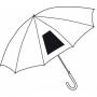 Automatic stick umbrella DOUBLY, black, green