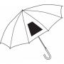 Automatic wooden stick umbrella TANGO, black