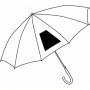 Automatic stick umbrella LIPSI, navy blue