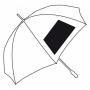 Automatic wind proof umbrella PASSAT, black