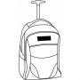 Trolley backpack TRAILER, grey