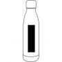 Double-walled vacuum bottle GOLDEN TASTE, white