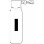 Glass drinking bottle ECO DRINK, beige