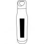 Insulated drinking bottle CORKY LEGEND, grey