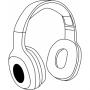 Wireless headphone INDEPENDENCE, white