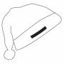 Santa Claus jelly bag cap HAPPY HAT, red, white