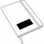 Notebook AUTHOR in DIN A5 size, black, white