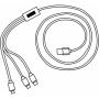 Charging cable CHARGE DISTANCE, silver