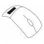 Optical mouse SINUO, white