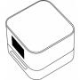 Wireless speaker CUBIC, black, grey